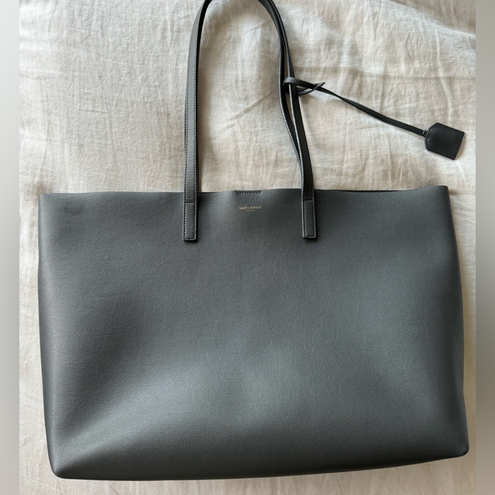YSL shopping tote in Storm grey